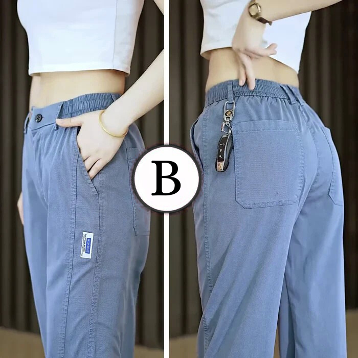 [Pague 2, Leve 3] Calça Feminina Aurora em Malha de Seda Gelo e Poliéster (Sua Nova Peça Favorita!)