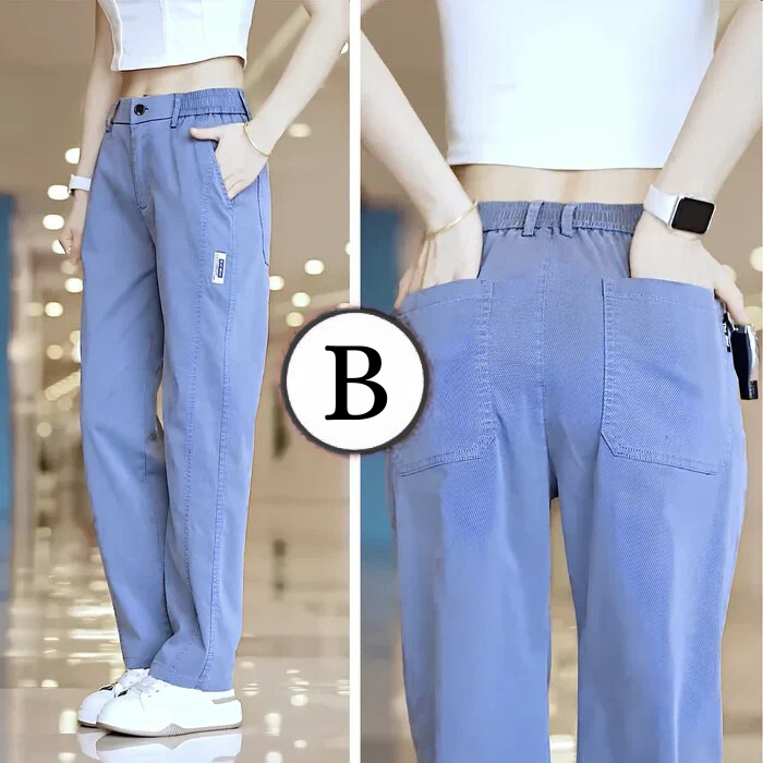 [Pague 2, Leve 3] Calça Feminina Aurora em Malha de Seda Gelo e Poliéster (Sua Nova Peça Favorita!)